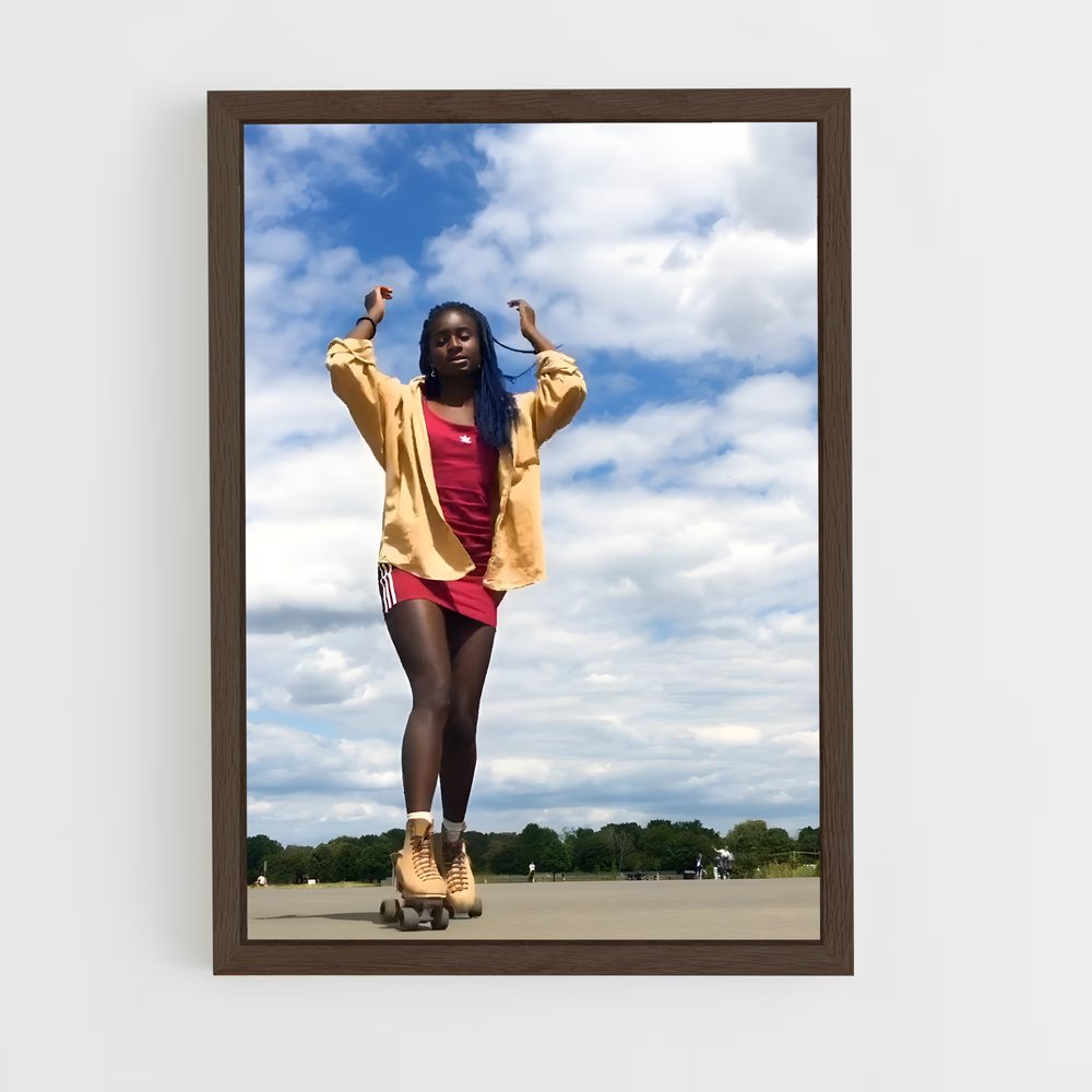 Poster Oumi janta libres – affiche Roller (vue 5)